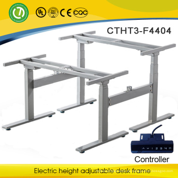 Soporte de escritorio eléctrico ajustable en altura de Lagos hecho en China para 2 personas